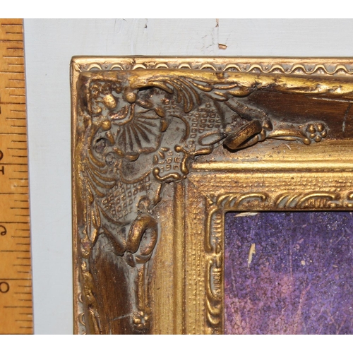 418 - An oleograph style print of pheasants in impressive gilt frame