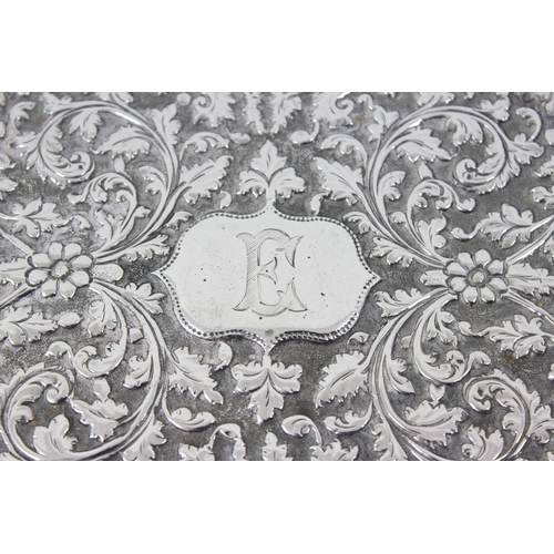 1036 - A large silver tray, likely Indian in origin, unmarked but XRF tested approx 94% purity, approx 27cm... 