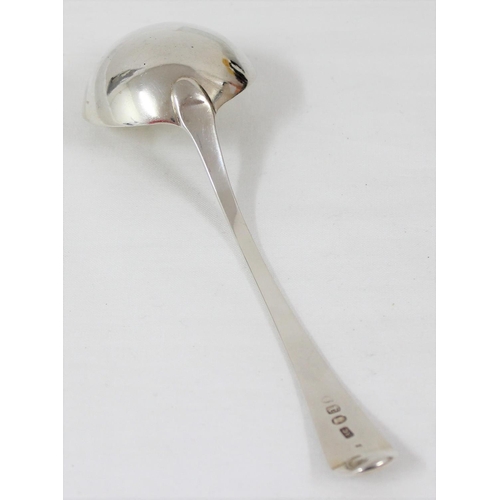 1037 - Georgian silver sauce ladle, London 1784 by Richard Crossley, approx 53.41g gross