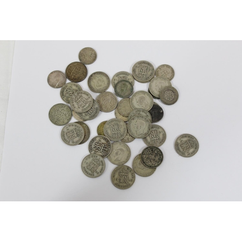 1206 - Qty of mixed world and British silver coins, mixed purities, all 0.500 or over, approx 91.84g gross