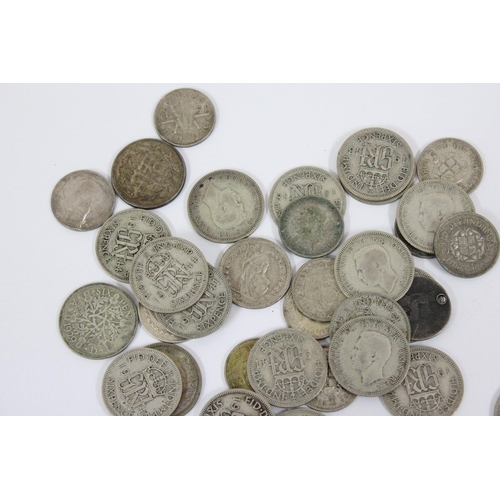 1206 - Qty of mixed world and British silver coins, mixed purities, all 0.500 or over, approx 91.84g gross