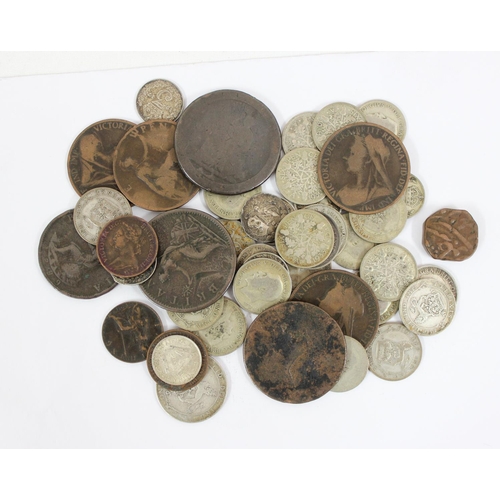 1216 - Qty of assorted coins, mainly British to inc some pre 1920 (approx 21.79g) and some 1920-1946 (appro... 