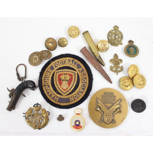 1432 - Qty of assorted military badges and other military related items