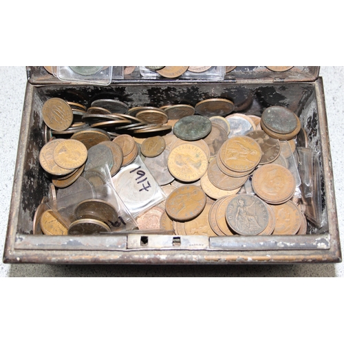 1209 - Qty of assorted British copper coins, George III and later, approx 4.6kg gross