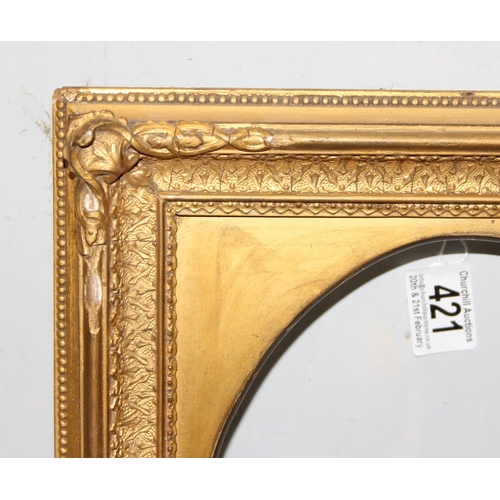 421 - 2 antique gilt picture frames