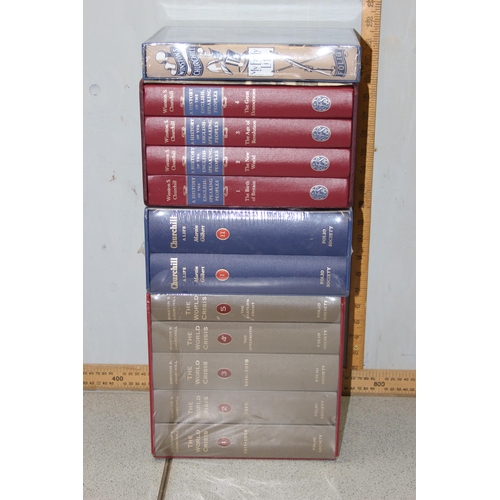 512 - Folio Society books - selection of Winston Churchill books (12)