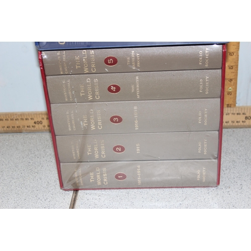 512 - Folio Society books - selection of Winston Churchill books (12)