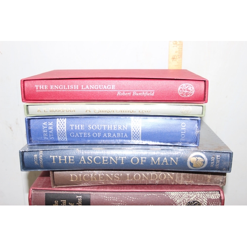 526 - Folio Society books - mixed selection of historical non-fiction to incl. Dicken's London