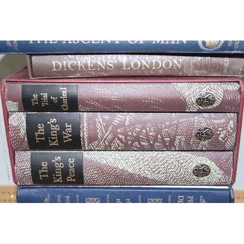 526 - Folio Society books - mixed selection of historical non-fiction to incl. Dicken's London