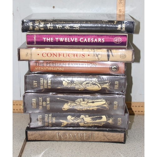 527 - Folio Society books - mixed selection of historical non-fiction to incl. Confucius and The Twelve Ca... 