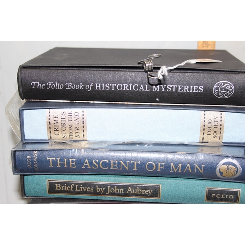 528 - Folio Society books - mixed selection of historical non-fiction to incl. The Gunpowder Plot and The ... 