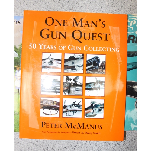 534 - 3 rifle & gun collectors reference books, to include 'One Man's Gun Quest' by Peter McManus