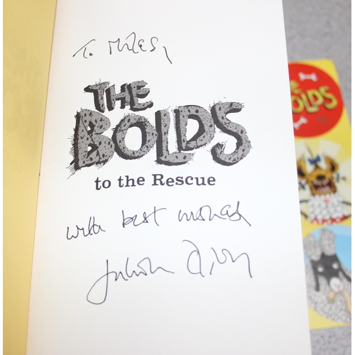 538 - The Bolds to the Rescue by Julian Clary, signed first edition copy