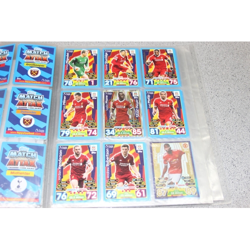 703 - Large qty of assorted Topps Match Attax football trading cards