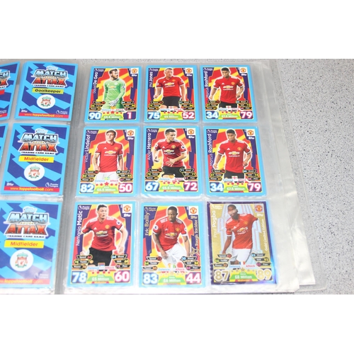 703 - Large qty of assorted Topps Match Attax football trading cards