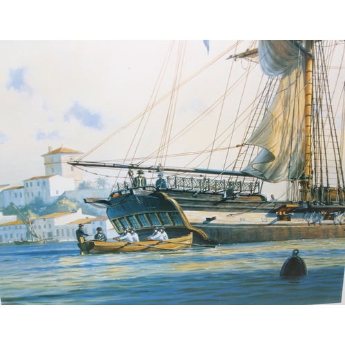 466 - Geoff Hunt (b.1948): 2 signed limited edition artists' proof prints, Master & Commander and Treasons... 