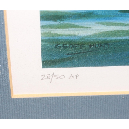 466 - Geoff Hunt (b.1948): 2 signed limited edition artists' proof prints, Master & Commander and Treasons... 