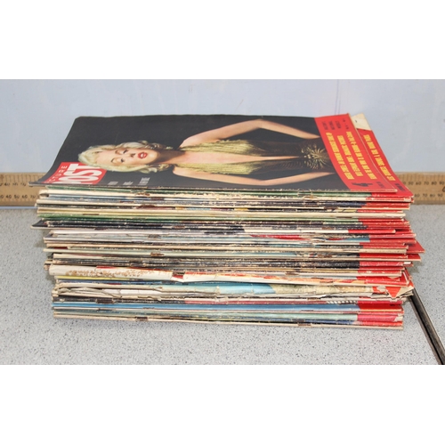 545 - Over 40 Picture Post magazines mainly from the mid 1950's, to include Marline Monroe, Joan Collins &... 