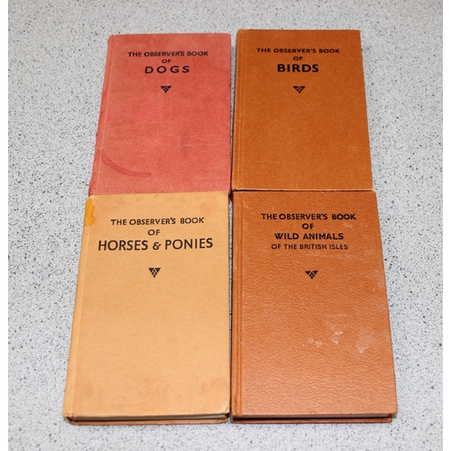 551 - 10 Observer books of, to include birds & horses & ponies