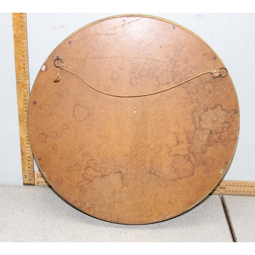 439 - A Georgian style gilt framed convex mirror, approx 48cm in diameter