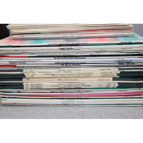 603 - 2 vintage record cases and contents, both LP and singles