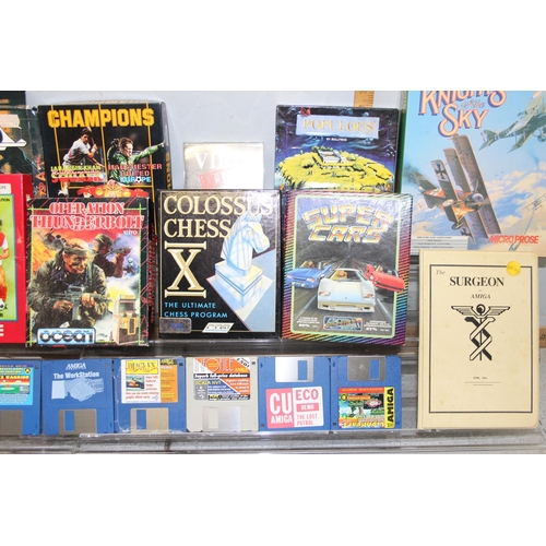 1538 - Qty of  Commodore Amiga games and other disks to include 16 boxed games