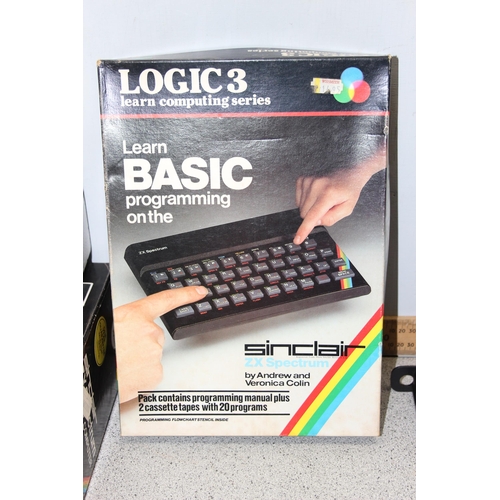 1539 - Sinclair ZX Spectrum in original box, Spectrum joystick Interface cartridge and other accessories