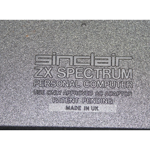 1539 - Sinclair ZX Spectrum in original box, Spectrum joystick Interface cartridge and other accessories