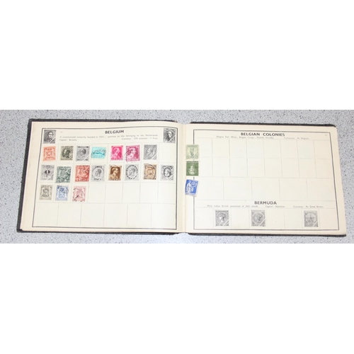 553 - Early 20th century stamp album and contents