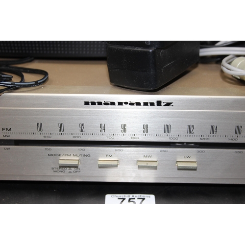 757 - 4 pieces of hi-fi and audio items to inc a Marantz ST310L