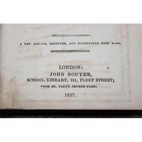 535 - Ogilby's Road Maps of England & Wales 1675, a 1971 reprint by Osprey, John Robinson - 1837 edition o... 