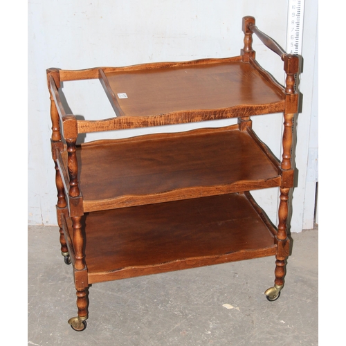 177 - Vintage tea or serving trolley on wheels