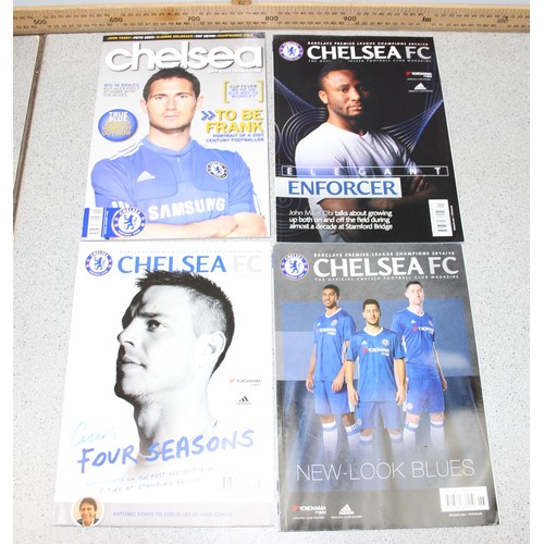 721 - Approx 148 Chelsea FC official magazines, covering from the mid 2000s up late 2010s.