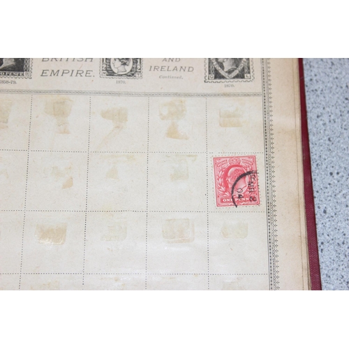 562 - An Early 20th century Rowland Hill stamp album and contents