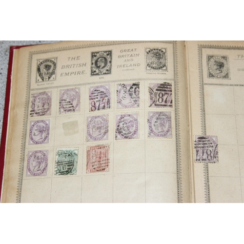 562 - An Early 20th century Rowland Hill stamp album and contents