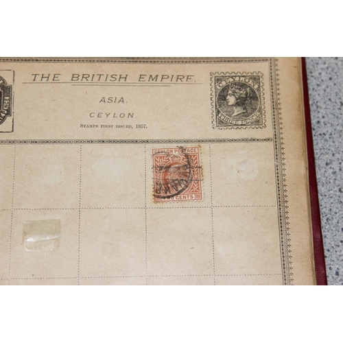 562 - An Early 20th century Rowland Hill stamp album and contents