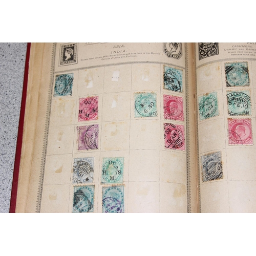 562 - An Early 20th century Rowland Hill stamp album and contents