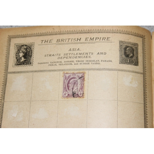 562 - An Early 20th century Rowland Hill stamp album and contents