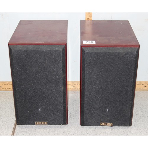 766 - A pair of Usher speakers