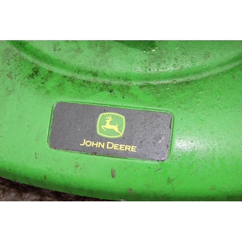 325 - John Deere R43S petrol lawn mower with grass box