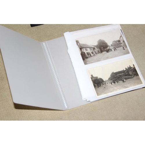 501 - 2 albums of antique and later postcards, mainly relating to Debenham, Suffolk