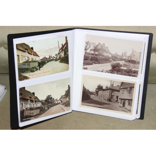 501 - 2 albums of antique and later postcards, mainly relating to Debenham, Suffolk