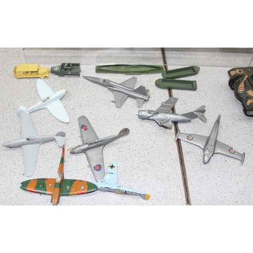 1503 - Qty of military related toys to include Marx, Solido & Matchbox