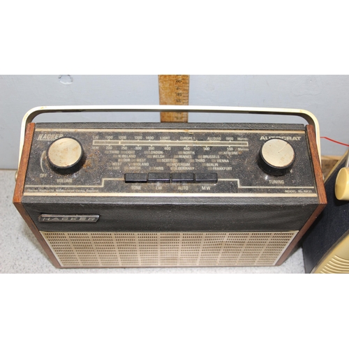 756 - 2 vintage radios to include Hacker & Bush