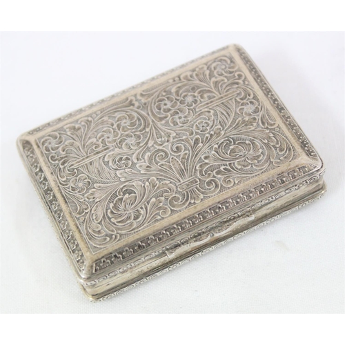 1032 - A Continental 800 silver compact containing mirror etc, marked for Cheramy of Paris, approx 61.89g g... 