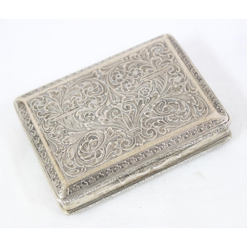 1032 - A Continental 800 silver compact containing mirror etc, marked for Cheramy of Paris, approx 61.89g g... 