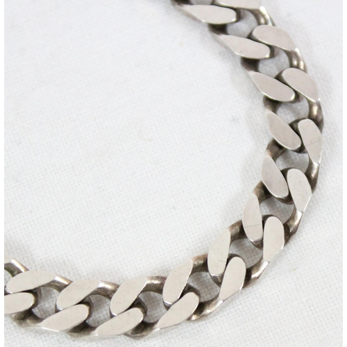 1133 - An Italian 925 silver kerb link bracelet, approx 19cm long, approx 16.44g gross