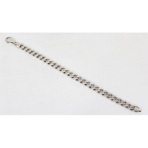 1133 - An Italian 925 silver kerb link bracelet, approx 19cm long, approx 16.44g gross