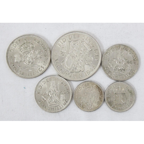 1215 - Qty of assorted British half silver and Australian silver coins, some in superb condition, approx 13... 