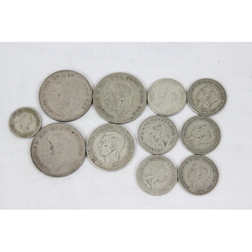 1215 - Qty of assorted British half silver and Australian silver coins, some in superb condition, approx 13... 